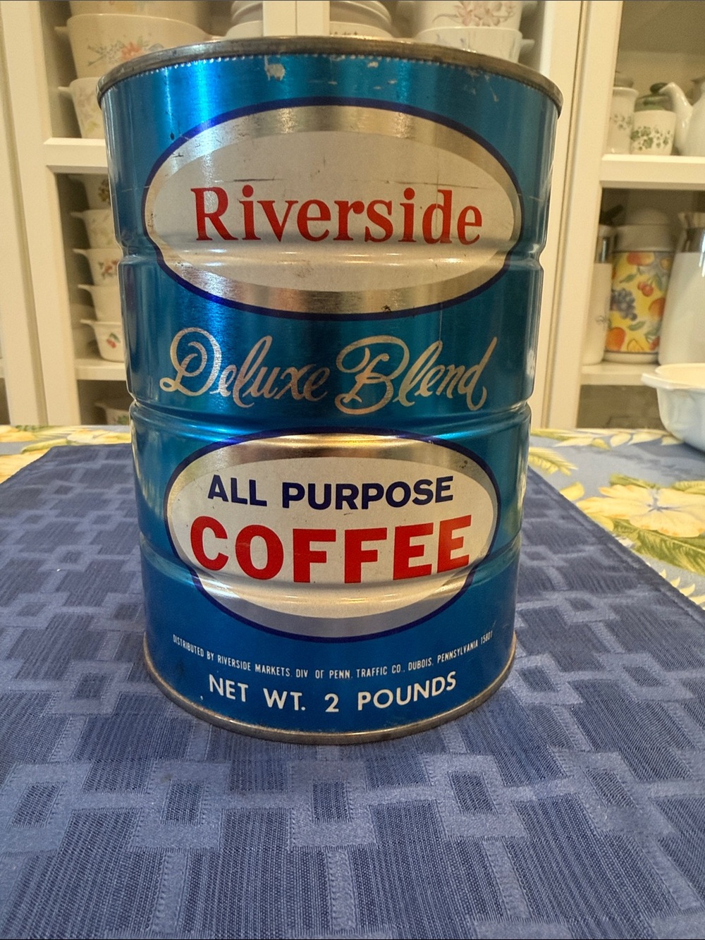 Vintage Deluxe Blend Riverside Coffee Can